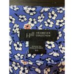 J Jill Wearever Collection XS Blue Floral Knit Tunic Top Bloomcore‎ Church NWT Photo 3