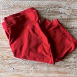 Faded Glory 👖  Red Jean Shorts XXL | Stretchy Comfy Pull-On Style 👖 ~2X Photo 4