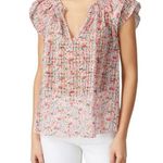 Shoshanna Pink Floral Elodia Top Size XS $295 Photo 0
