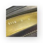 Vintage: Pancaldi ❁ Italian Leather Heeled Loafers ❁ Metallic Gunmetal ❁ 6M ❁ Size 6 Photo 10