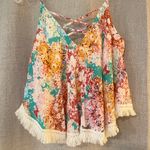 Blush | Fringed Crop Top | S Photo 5