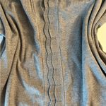 Cable & Gauge  Double-Scallop Open Front Cardigan size 1X gray Photo 3