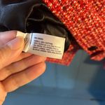 Gap Womens Button Double Breasted Short Pea Coat Blazer, Size XS Red Tweed Photo 4