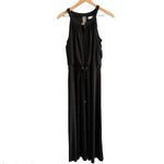 Calvin Klein Long Black Keyhole Maxi Dress XS Photo 1
