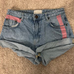 One Teaspoon  Shorts Denim and Pink Photo 0