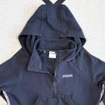 Gymshark 24/7 Cropped Quarter Zip Hoodie in Black Small Photo 6