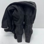 None Over the Knee Boots Womens Square Toe Block Heel Size 6.5 Photo 6