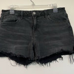 joe's jeans Joe’s Jeans The Ozzie Black 4” frayed hem Denim Shorts - Size 30, High Rise, Photo 0