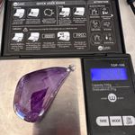 NWOT Uruguay Natural Therapy Amethyst pendant in Large size/29.59g Photo 3