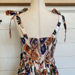 Rachel Zoe Women's Romantic Autumn Floral Tie Strap Maxi dress - S NWT Photo 15