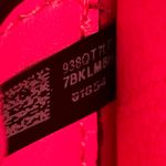 Michael Kors Emilia Large Pebbled Leather Tote Bag Grapefruit Pink Buckle Accent Photo 8