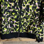 G By Giuliana Black Label Black And Lime Green Animal Print Jacket Size‎ Small Photo 3