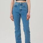 The RAGGED priest jeans size 28 made in turkey butt cut opening blue mom jean Photo 4