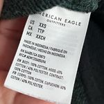 American Eagle Outfitters • Green Black Plaid Cozy Cabin Hooded Flannel Photo 3