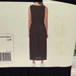 Frye Women's Black Maxi Dress, Size M, NWTi Photo 4
