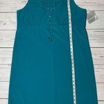 Athleta  Blue Tank Spaghetti Strap Drawstring Mini Casual Dress Photo 14
