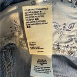 We The Free Free People Crvy Vintage Distressed High Rise Raw Hem Button Fly Denim Shorts 29 Photo 8