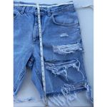 Lee 90s Vintage Distressed Destroyed Jean Shorts Size 30 Photo 2