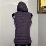 The North Face  XS Dark Purple Puffer Mashup Hooded Polyester Vest Photo 1