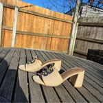 A New Day  Womens Arden Raffia Ornamented Block Heels Tan Brown size 7 summer nwt Photo 3