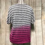 Hang Ten Pink & grey comfy casual small blouse Photo 3