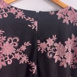 Alex Evenings Jersey Midi Dress and Sheer Attached Jacket CORAL/BLACK size 18 Photo 10