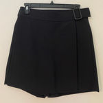 525 America NWT  Black Belted Skort Skirt Classic Capsule Wardrobe Basic M Photo 0