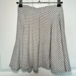 SO  Vintage Y2k Gray White Stripe Mini Skirt‎ Small Trendy Juniors Soft Casual Photo 1