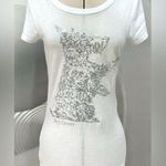 Juicy Couture Y2k  sequin Scottie dog logo tee shirt size medium Nwot holiday Photo 0