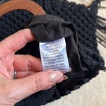 Danielle Nicole  Black Woven Macrame Bag Photo 10