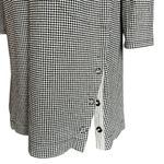 J.Jill  DRESS Small Gingham Knit Side-Snap Dress Long Sleeve Photo 10