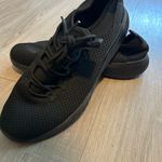 Trendy Black Sneakers | Women’s Size 9 | Everyday Wear Photo 4