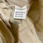 Women’s Crewneck Tiered Ruffle Back Tie Tank Tan Size Small NWOT Photo 4