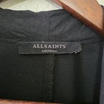 Allsaints Laurel Black Wrap Jumpsuit Romper Medium Linen Blend Photo 1