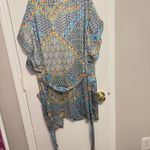 Jessica Simpson  Women's Lurex Kimono Robe Swim Coverup, Size M/L Photo 8