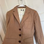 J.Crew Scottish tan wool blazer size 4 Photo 4