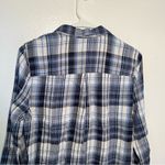Love Tree  Shirt Dress Blue Plaid Photo 9