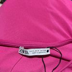 ZARA NWOT BLOGGERS FAV PINK KNOT FRONT DETAIL MIDI DRESS STRETCH MEDIUM Photo 5