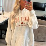 Lake Tahoe Graphic Hoodie Gray Size XXL Photo 1