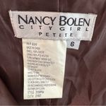 Vintage Nancy Bolen City Girl Petite Brown Suede Whipstitch Pants Size 6P Photo 7