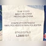 Lily White Women’s Blue Floral One Shoulder Blouse by - Sz Medium Photo 4