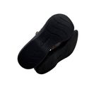 Clarks Size 10 White Perforated Leather Slide Sandals With Button Accents Photo 7