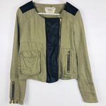 ZARA  Trafaluc Brown Black Jacket Small Zipper Photo 6