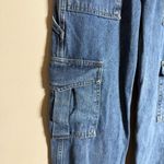 BDG Urban Outfitters Elastic Skate Cargo Jeans Womens 25 Blue Denim Straight Leg Photo 7