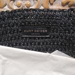 Kurt Geiger  Brixton Raffia Black Tote Photo 5