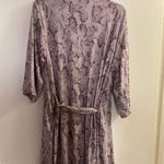Nine West Womens Sleep Set S Small Nightgown & Robe Purple Print Bust 38” NWOT Photo 8