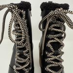 Dolce Vita Carmen Faux Fur Shearling Lace Up Heeled Boots Women's 9 Black NWOB Photo 5