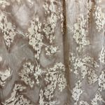 Cal Style Sleeveless Top Blouse Tunic Beige Tan Burnout Velvet Romantic Fairy Size 2X Photo 2