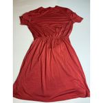 Lululemon  Dress Size 4 Red Twist Front Short Sleeve Casual‎ Athleisure Photo 5