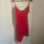 Windsor  Asymmetrical Faux Wrap Red Special Occasion Party Mini Dress Photo 1